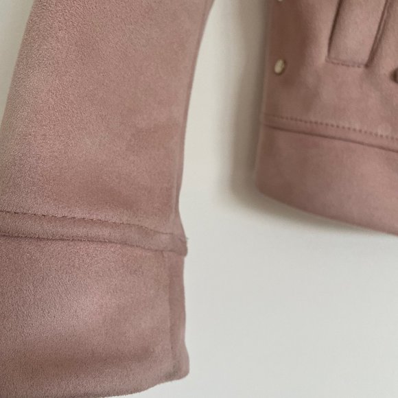 Zara pink suede bomber jacket, size S (US 4) - Picture 13 of 14